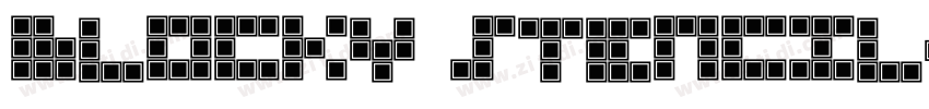 blocky stencil字体转换